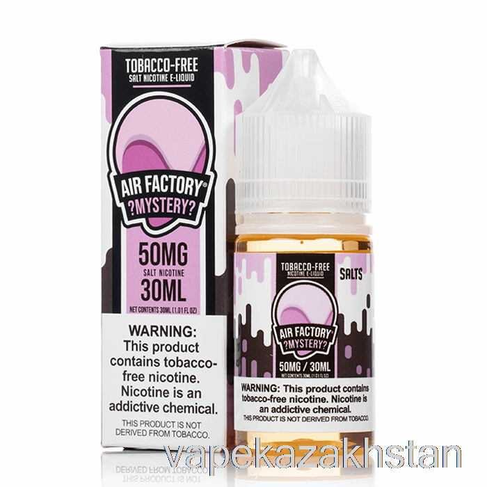 Vape Kazakhstan Mystery SALTS - Air Factory Synthetic - 30mL 36mg